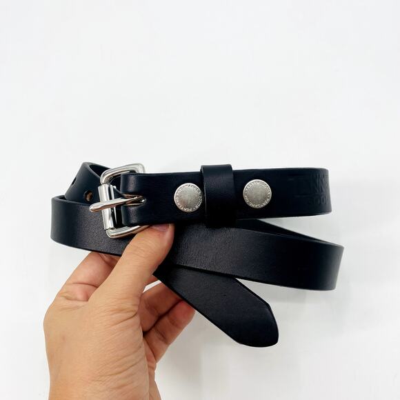 Tanner goods USA men's black leather Daily Belt - Picture 7 of 10